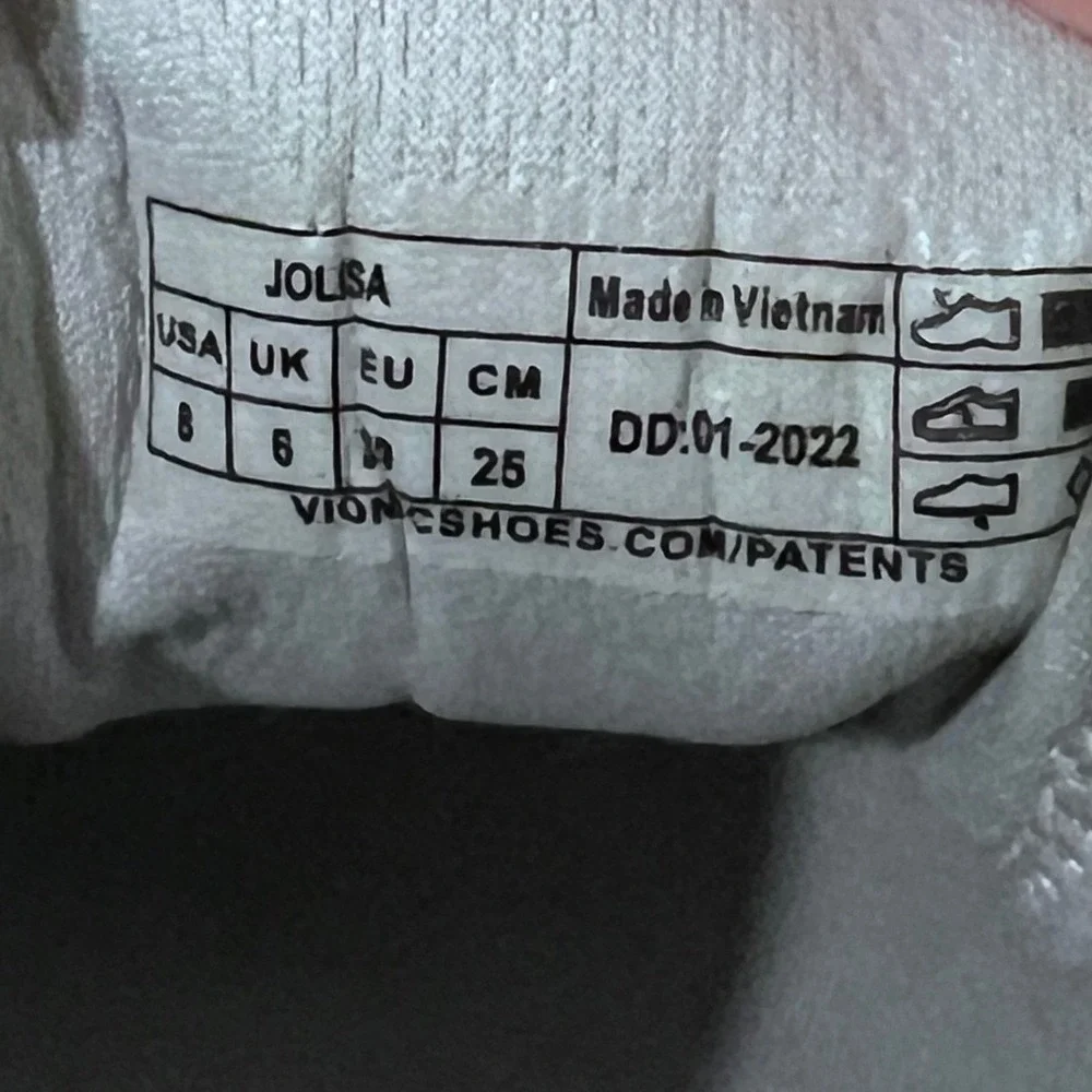 Vionic Jolisa Women White Mesh‎ Lace Up Athletic Sneakers Size 8 NWOT